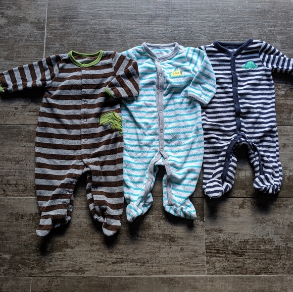 Carter's Other - CARTER'S Terry Cloth Footies 3 Months